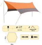 Тент Sol tent orange