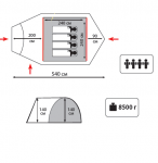 Туристическая палатка Tramp Grot B
