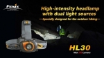 Налобный фонарь Fenix HL30 Cree XP-G R5 серо-зеленый
