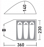 Палатка Greenell Керри 3 v.2