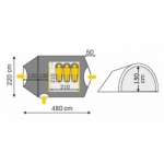 Трекинговая палатка Talberg Atol 3