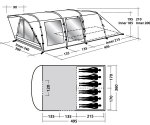 Кемпинговая палатка Easy Camp Boston 600 (Изи Кэмп Бостон 600)