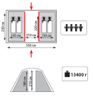 Кемпинговая палатка Tramp Eagle 4 (Трамп Игл 4)