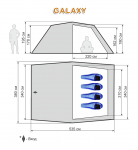 Кемпинговая палатка Maverick Galaxy (Маверик Гэлакси)