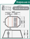 Кемпинговая палатка Normal Карелия