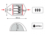 Туристическая палатка Tramp Lair 3