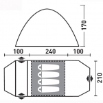 Палатка Greenell Литрим 4