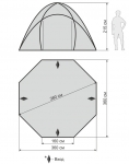 Палатка для зимней рыбалки World of Maverick COSMOS SMALL