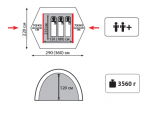 Туристическая палатка Tramp Niche 2