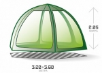 Кемпинговая палатка LOTOS 5 Summer (центральная палатка)