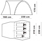 Кемпинговая палаткаCanadian Camper PATRIOT 3