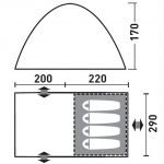 Палатка Greenell Трим 4