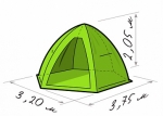 Палатка для зимней рыбалки LOTOS 5 Heat Valve ( Лотос 5 Походная баня)
