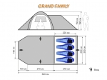 Кемпинговая палатка Maverick GRAND  FAMILY  (Маверик Гранд Фэмили )