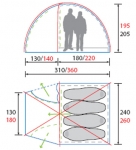 Палатка KSL ROVER 3