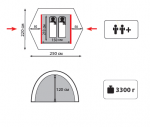 Туристическая палатка Tramp Scout 2