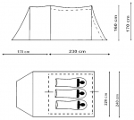 Кемпинговая Палатка Canadian Camper TANGARA 3