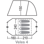 Палатка Greenell Велес 4