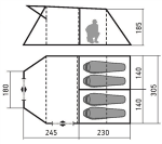 Кемпинговая палатка Greenell Вэрти 4 (новинка)