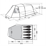 Кемпинговая  палатка Easy Camp WICHITA 500 