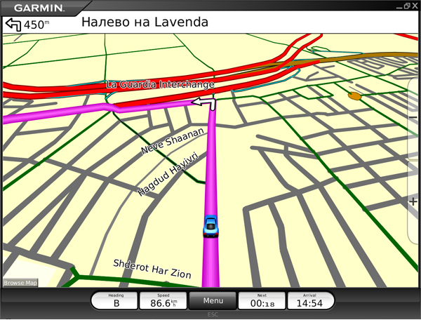 Карта Израиля для Garmin